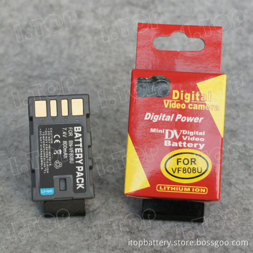 Portable battery pack for BN-VF808U JVC batteries,7.4V 800mAh, Made in china